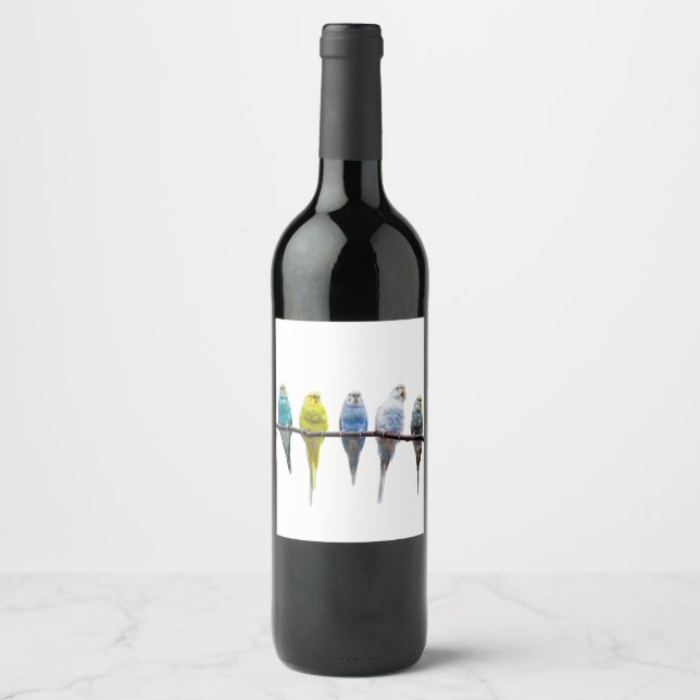Budgies Wine Label (Front)