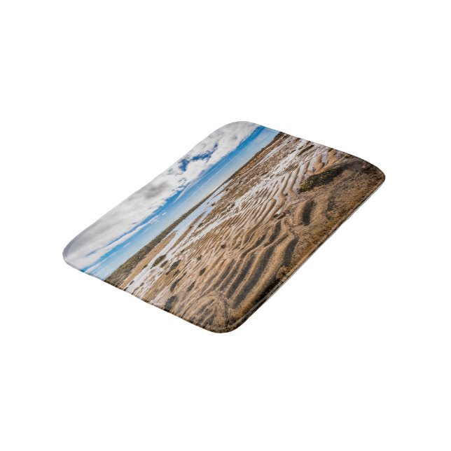 Budir Beach, Iceland Bath Mat (Angled)