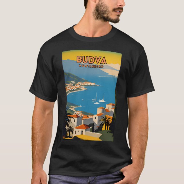 Budva Montenegro T-Shirt (Front)