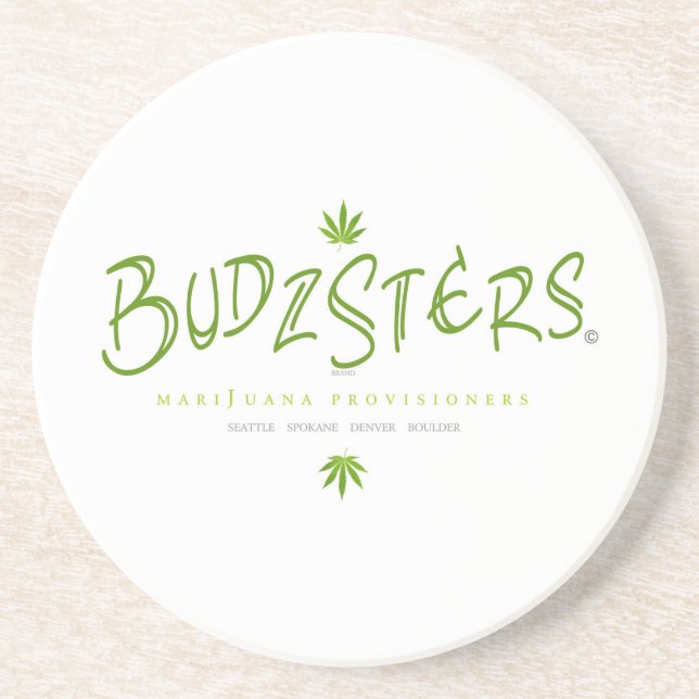 Budzsters Logo Coaster (Front)