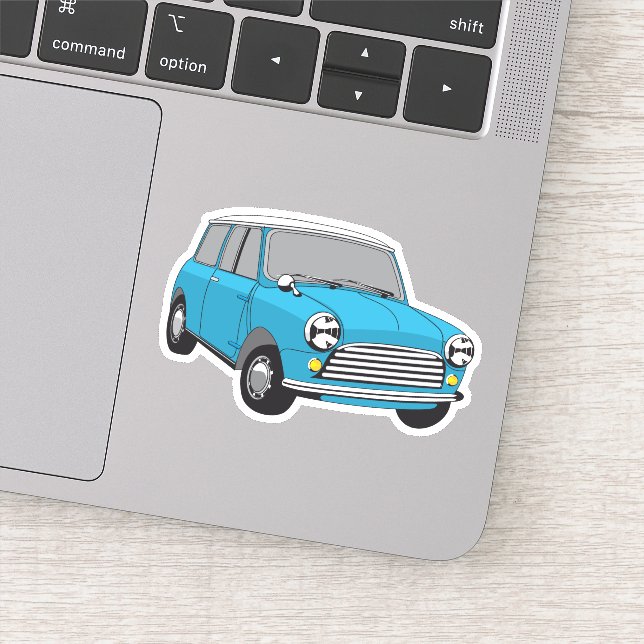 Bue British Oldtimer Mini Cooper (Detail)