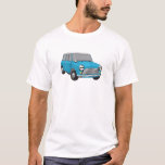 Bue British Oldtimer Mini Cooper T-Shirt<br><div class="desc">Introducing our "Retro Revival" Mini Cooper T-Shirt! Step back in time with this captivating blue drawing of an original Mini Cooper, adorned with its iconic white roof. This t-shirt pays homage to the 60s era, evoking memories of English automotive history and the spirit of the hippie movement. The classic blue...</div>