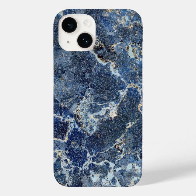 Bue Grey Black Marble & Beige Veins Case-Mate iPhone Case (Back)