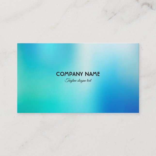 Bue tones blurred background business card (Front)