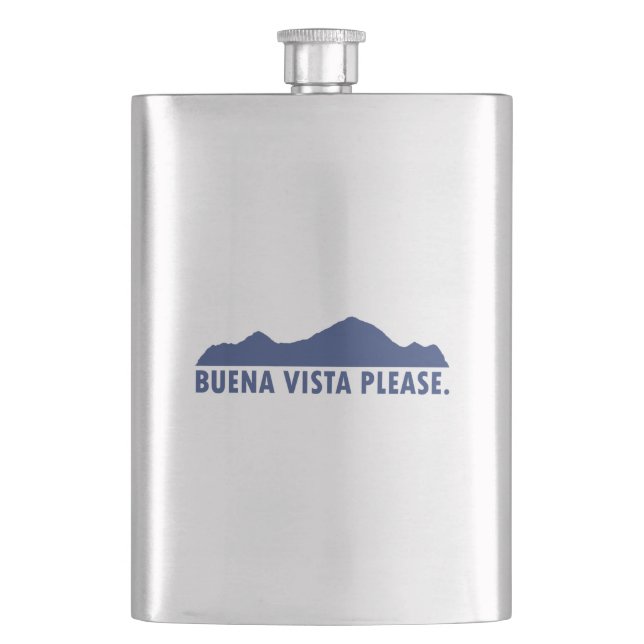 Buena Vista Please Hip Flask (Front)