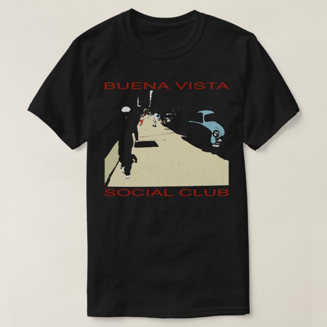 Buena Vista Social Club Distressed T-Shirt (Design Front)