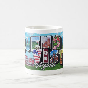 Buena Vista, VA - A Sip of Home Mural  Coffee Mug