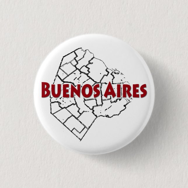 Buenos Aires 3 Cm Round Badge (Front)