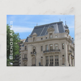 buenos aires architecture classic postcard