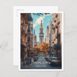 Buenos Aires Argentina Beautiful City Postcard