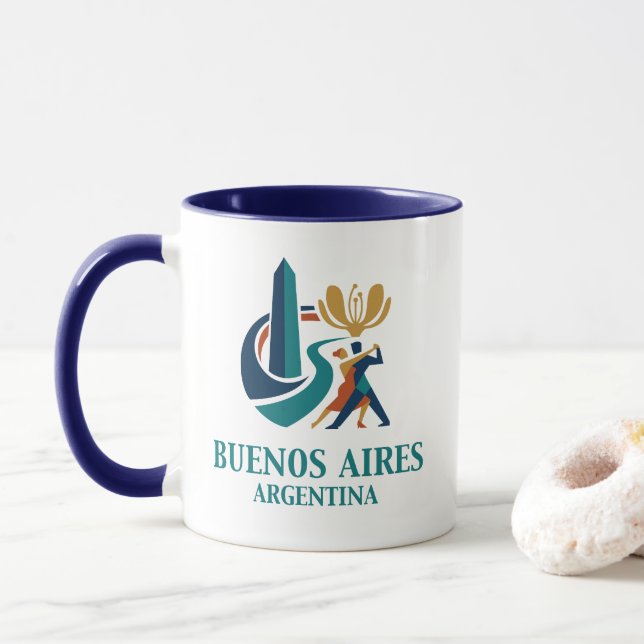 Buenos Aires Argentina Mug (With Donut)