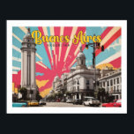 Buenos Aires Argentina Pop Art Travel Illustration Poster<br><div class="desc">Buenos Aires Argentina Pop Art Travel Illustration</div>