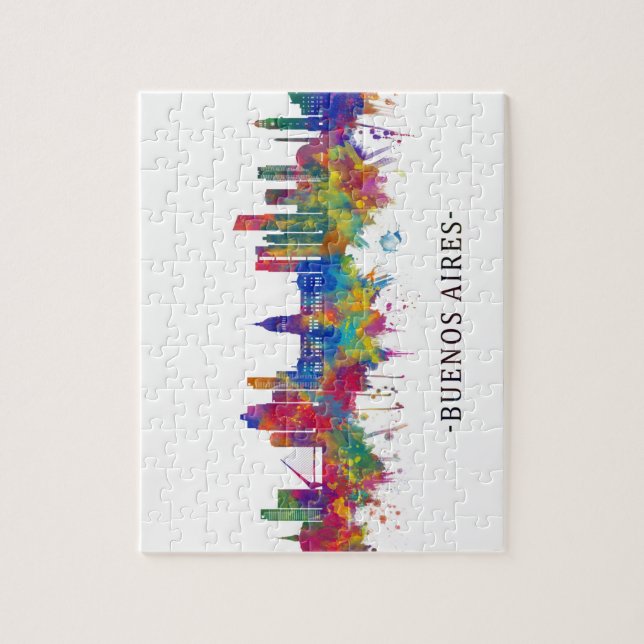 Buenos Aires Argentina Skyline Jigsaw Puzzle (Vertical)