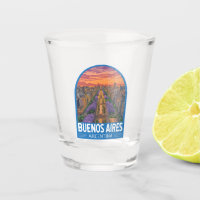 Buenos Aires Argentina Travel Art Vintage
