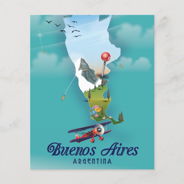 Buenos Aires, Argentina travel poster (Front)