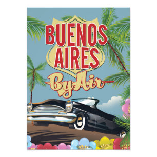 Buenos Aires, Argentina vacation poster