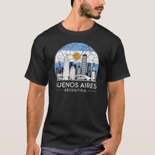 Buenos Aires City Argentina Flag T-Shirt
