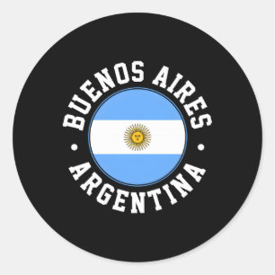 Buenos Aires Classic Round Sticker