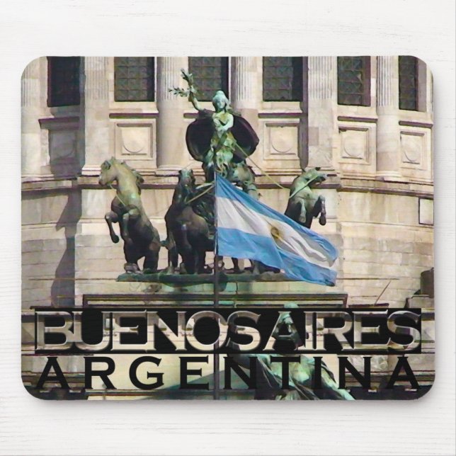 Buenos Aires Mouse Pad (Front)