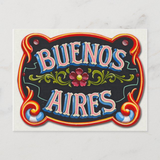 Buenos Aires Postcard (Front)