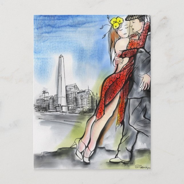 Buenos Aires Tango Postcard (Front)
