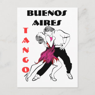 Buenos Aires Tango Postcard