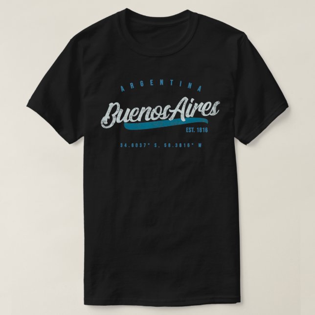 Buenos Aires Travel Argentina  T-Shirt (Design Front)