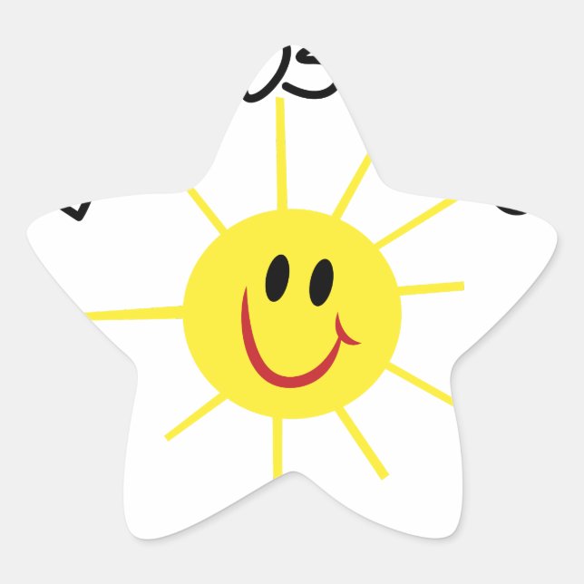 Buenos Dias Star Sticker (Front)