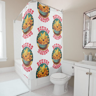Buenos Nachos Shower Curtain