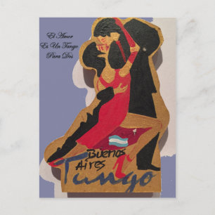 BuenosAires_Tango_Poem Postcard