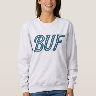 BUF Buffalo Airport Code – Buffalo NY Aviation  Sweatshirt