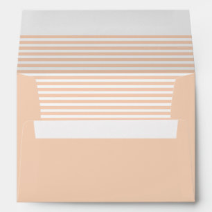Buff and White Striped Envelope