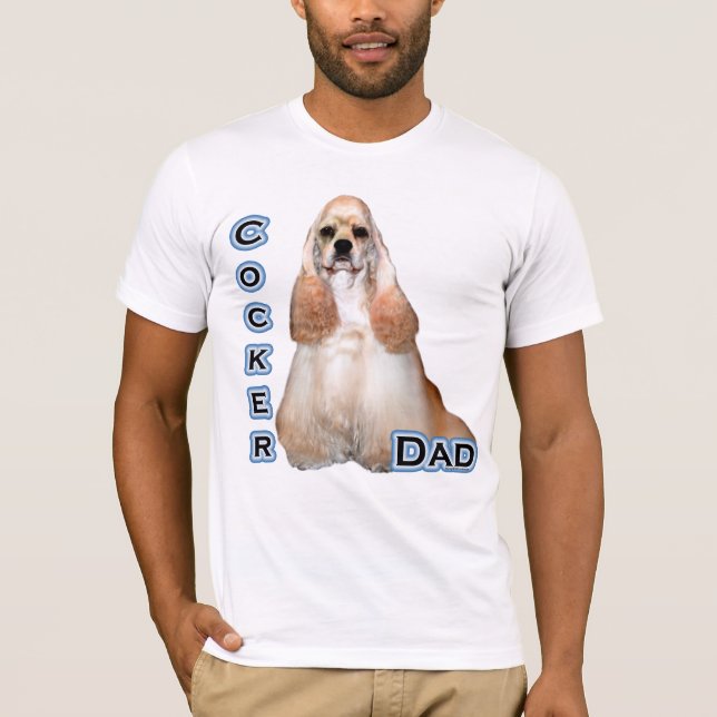 Buff Cocker Spaniel Dad 4 T-Shirt (Front)