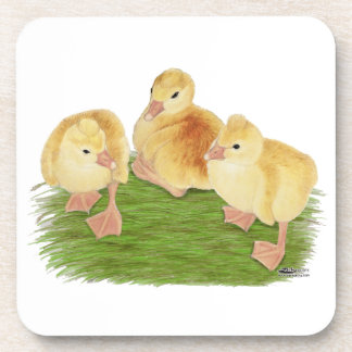 Buff Goslings Tufted Coaster