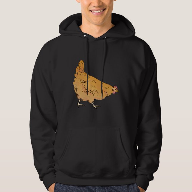 Buff Orpington Chicken   Hoodie (Front)