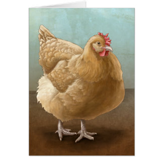 Buff Orpington Hen Cards