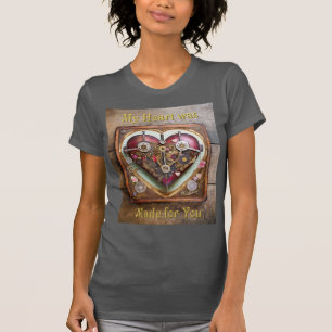 Buff Red Heart Steampunk Series T-Shirt