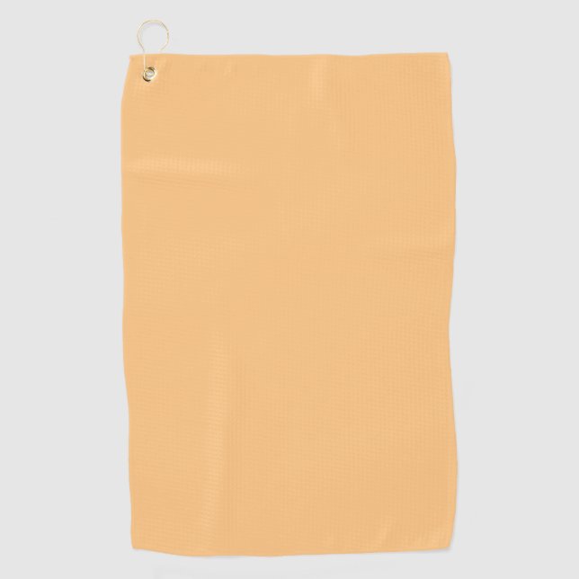 Buff (solid colour)  golf towel (Front)