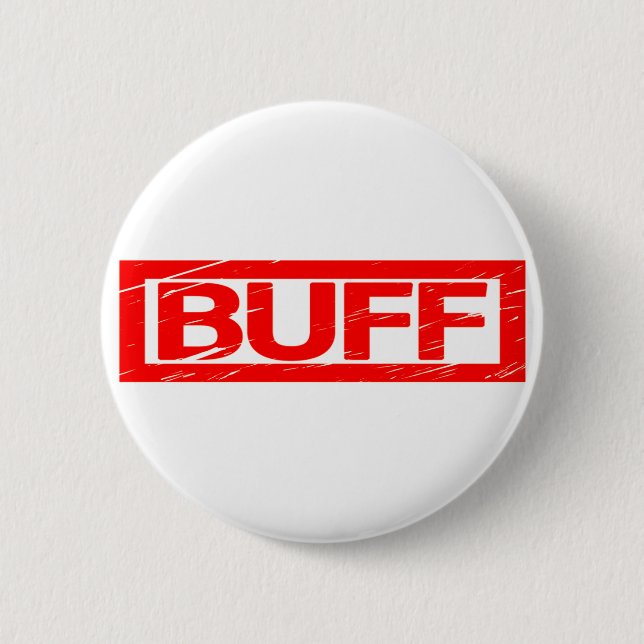 Buff Stamp 6 Cm Round Badge (Front)