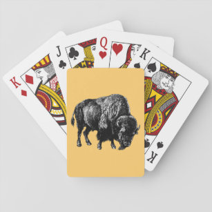 Buffalo American Bison Playing Cards