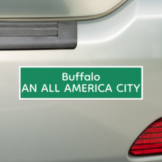 Buffalo AN ALL AMERICA CITY Bumper Sticker