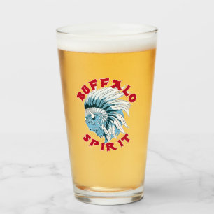 Buffalo Animal Spirit Glass