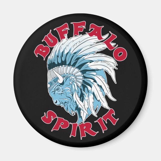 Buffalo Animal Spirit Magnet (Front)