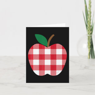 Buffalo Apple Welcome Back to School Kid Girls Boy Card