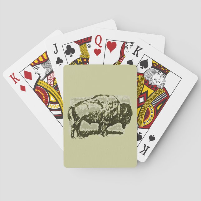 Buffalo Art Playing Cards (Back)