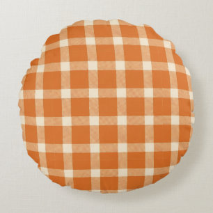Buffalo Autumn Plaid Round Cushion
