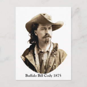 Buffalo Bill Cody 1875 Postcard