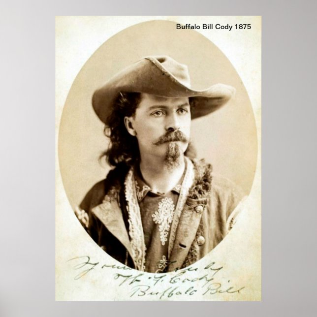 Buffalo Bill Cody 1875 Print (Front)