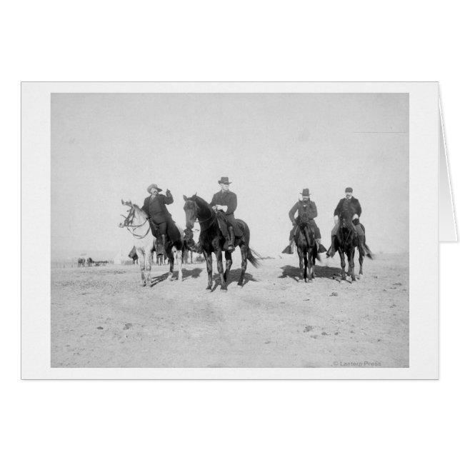 Buffalo Bill, General Miles, Captain Baldwin (Front Horizontal)