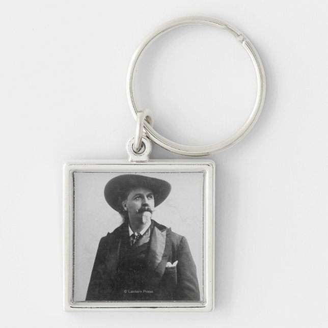 Buffalo Bill Portrait Key Ring (Front)